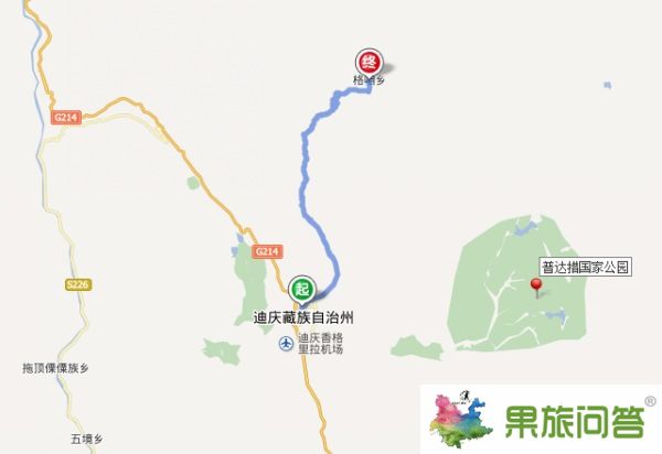 香格里拉到格咱鄉(xiāng)怎么坐車？香格里拉縣到格咱汽車有多少公里？
